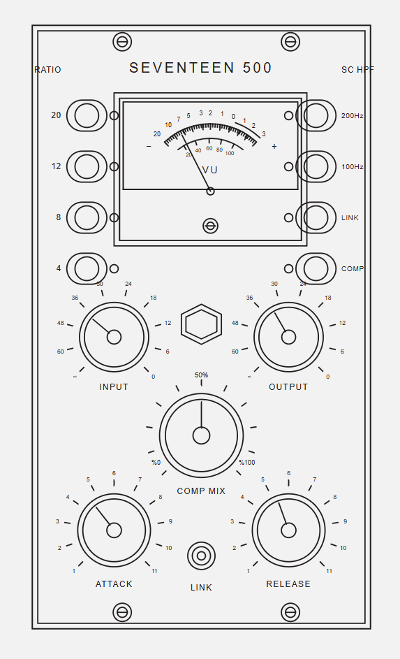 Compresseur Black Lion Audio Seventeen 500