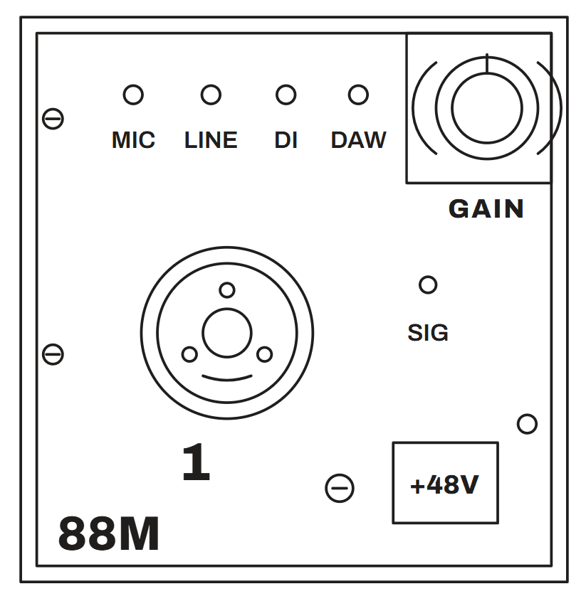 Préamplificateur Neve 88M
